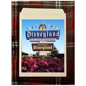 Vintage Disneyland Welcome Sign California 8x10 Photo Print